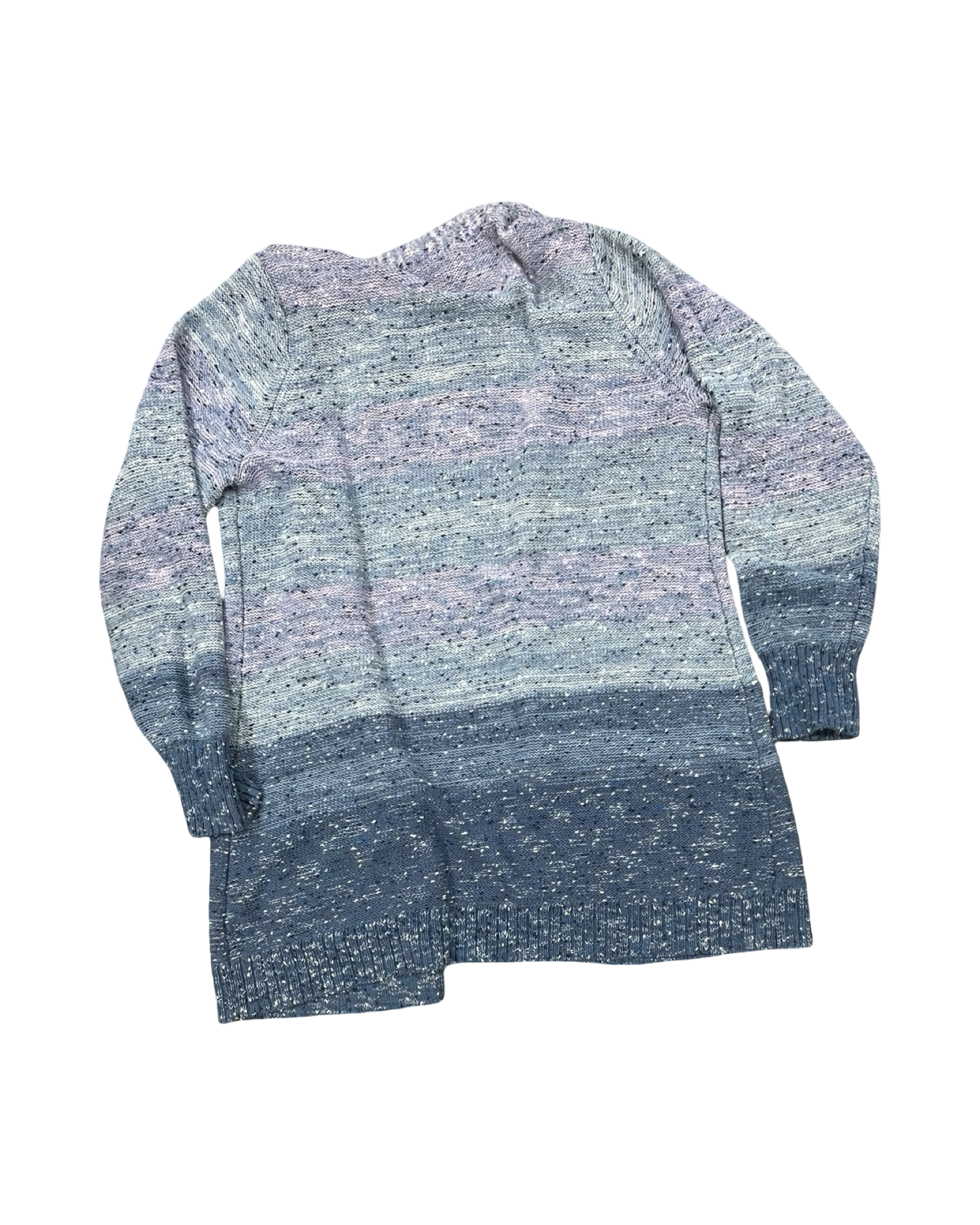 Sweater Cardigan By Christopher And Banks In Blue & Pink, Size:Xl