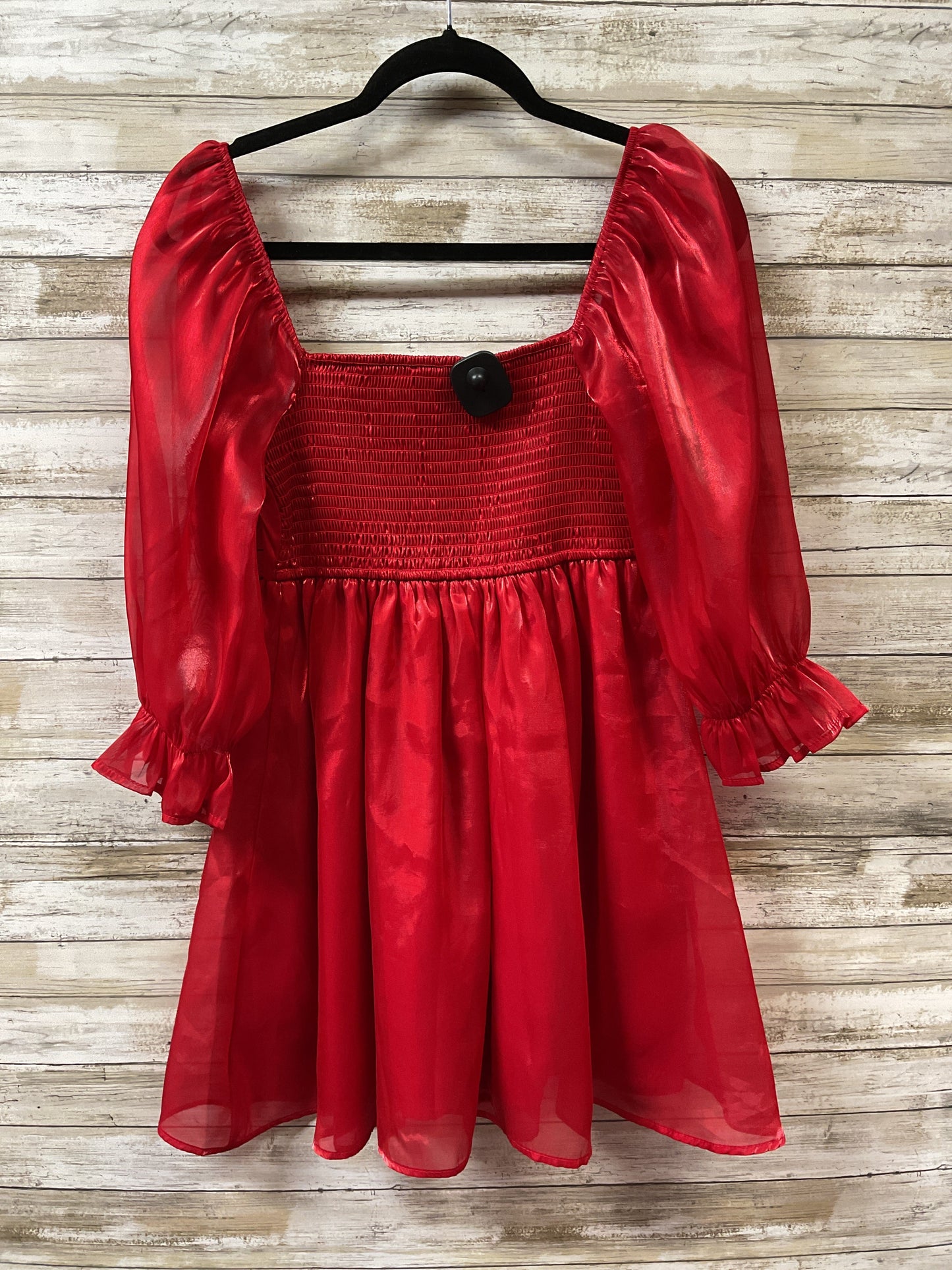 Dress Party Short By Clothes Mentor In Red, Size:M