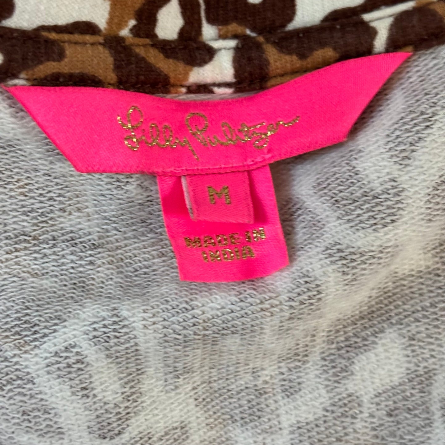 Top Long Sleeve Designer By Lilly Pulitzer In Animal Print, Size: M