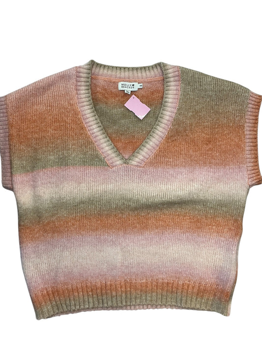 Vest Sweater By Molly Bracken In Pink, Size:Xs