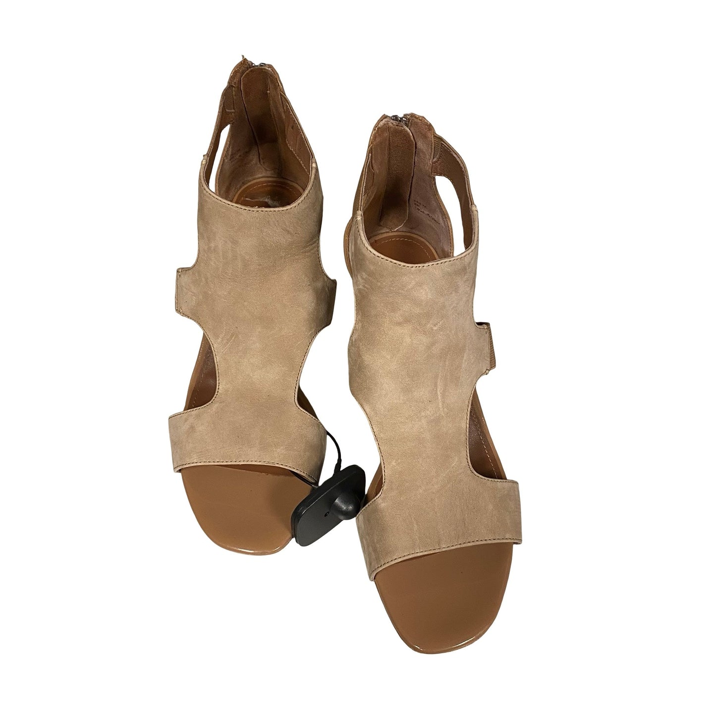Sandals Heels Block By Donald Pliner In Brown, Size:8