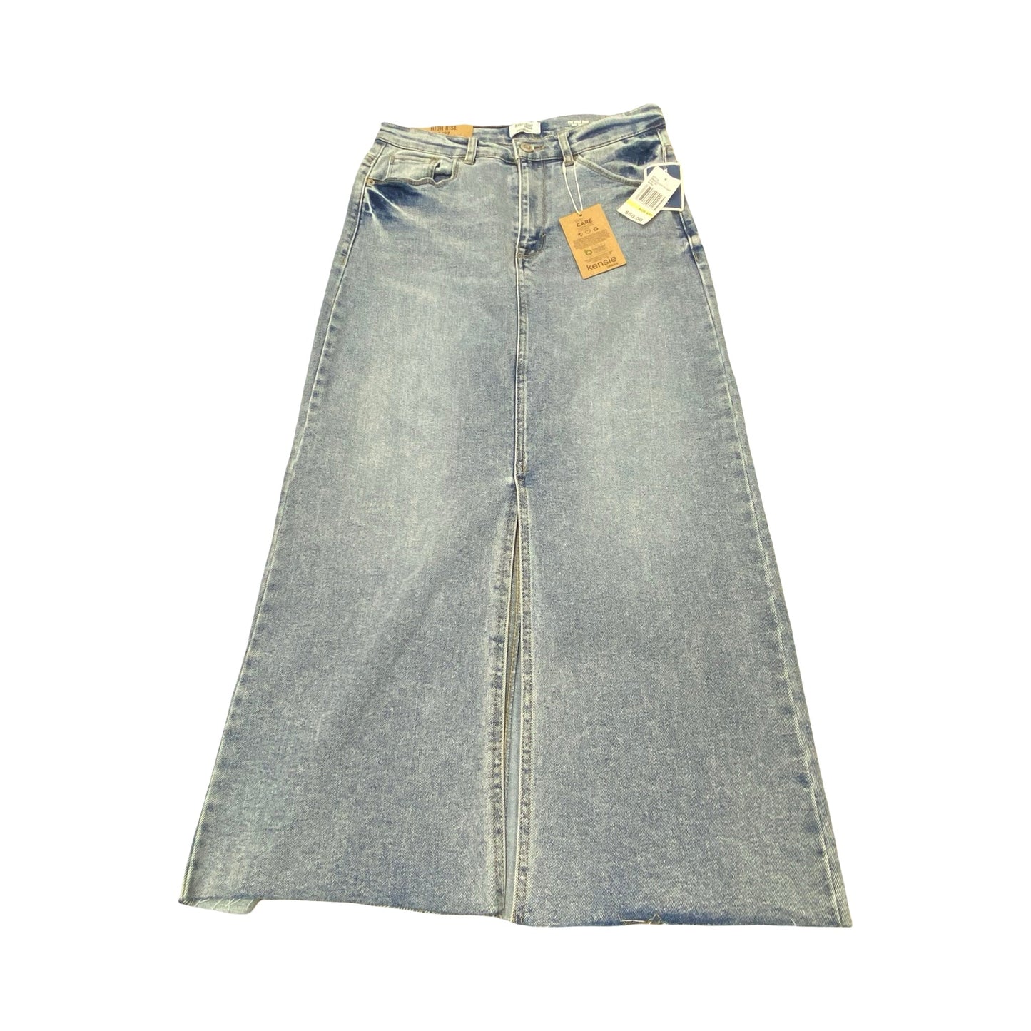 Skirt Midi By Kensie In Blue Denim, Size:4