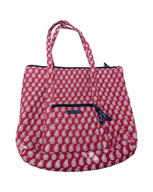Handbag By Vera Bradley In Blue & Red, Size:Medium