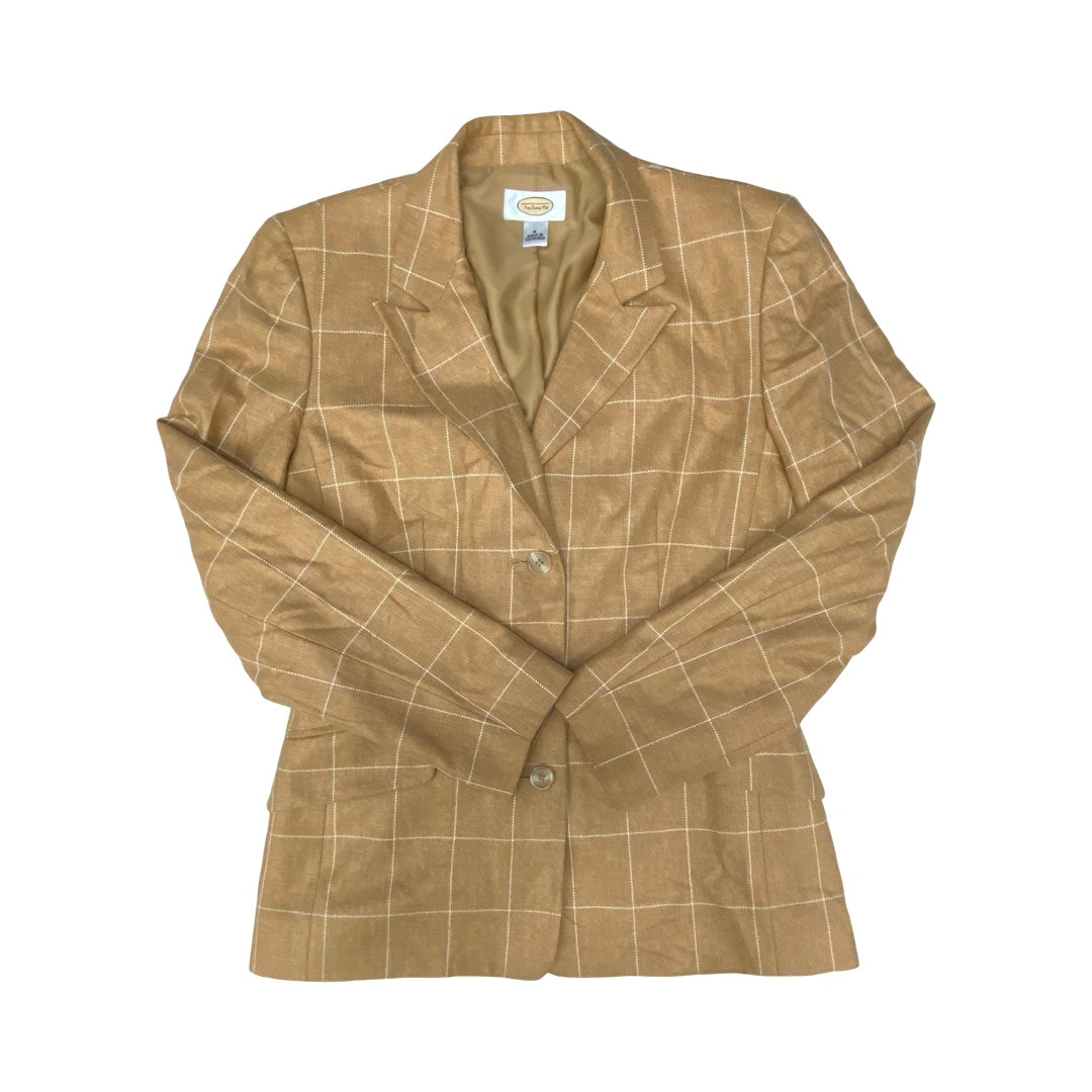 Blazer By Talbots In Brown, Size:4