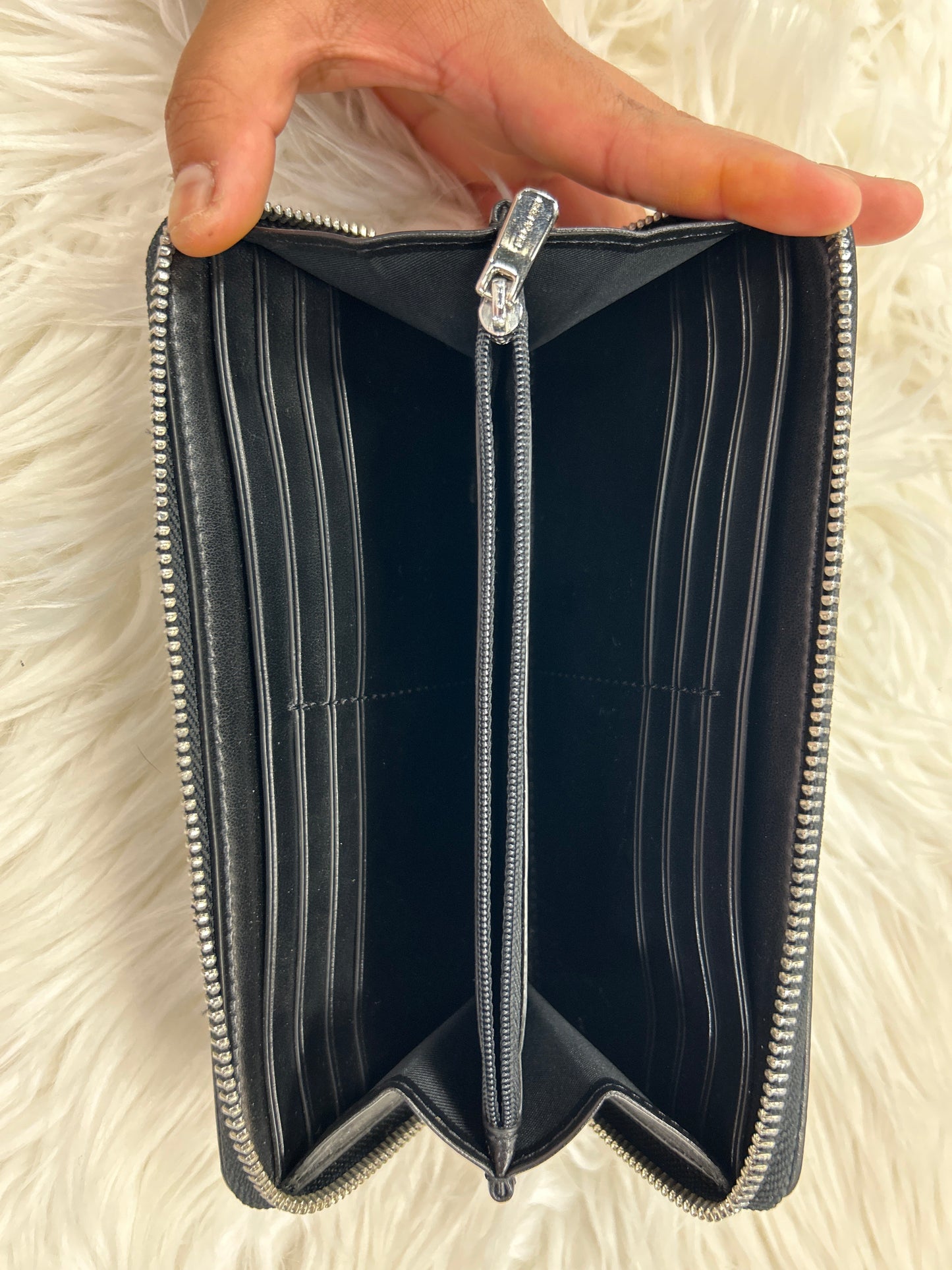 Wallet Designer By Coach In Black, Size:Medium