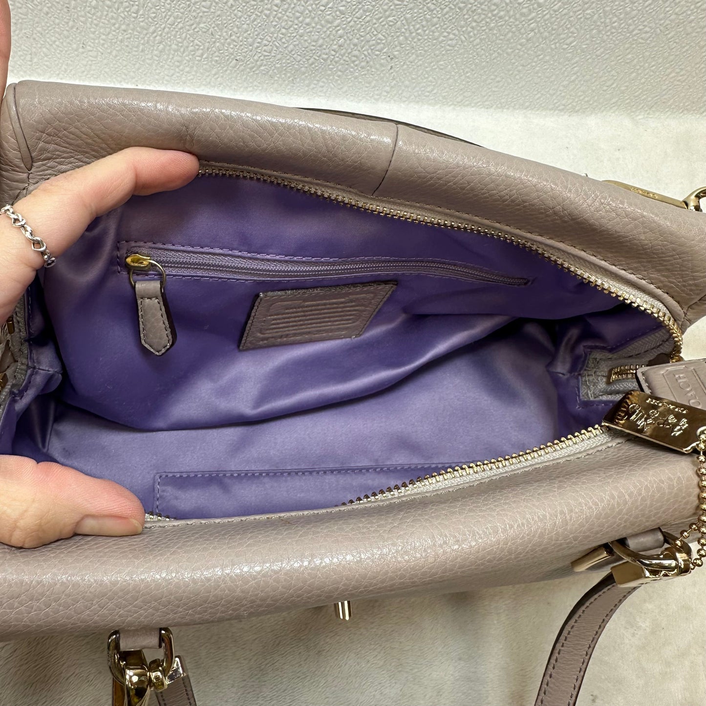 Crossbody Designer By Coach, Size: Medium