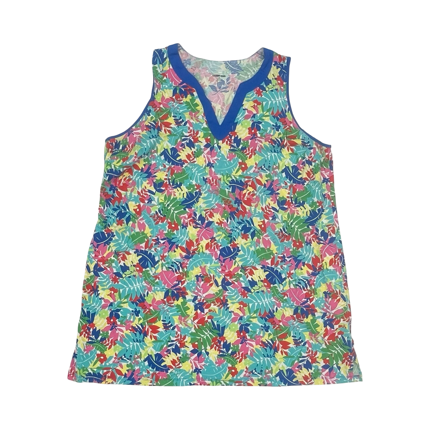 Dress Casual Short By Lands End In Multi, Size:3X