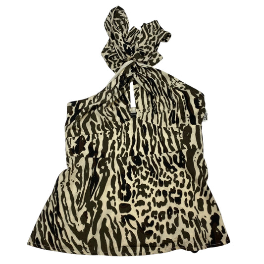 Top Sleeveless By Banana Republic In Animal Print, Size:S