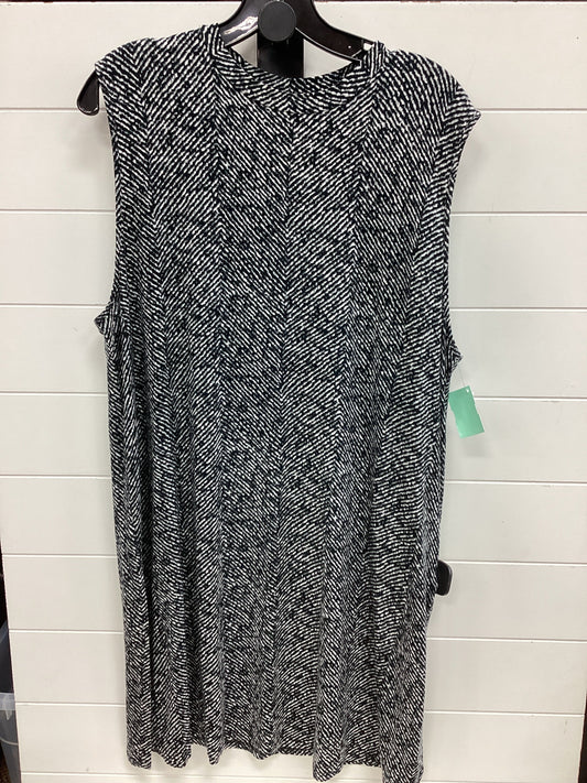 Dress Casual Midi By J. Jill In Grey, Size:Xl