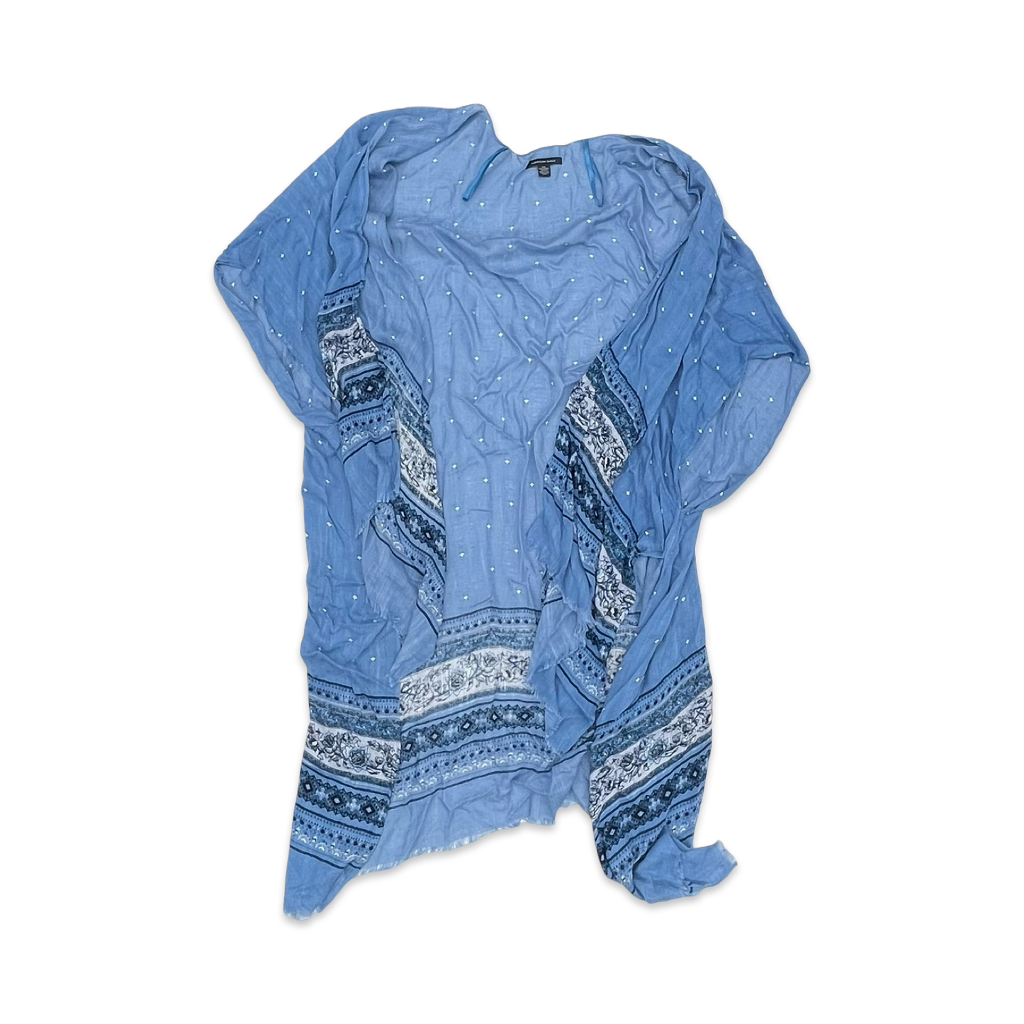 Kimono By American Eagle In Blue, Size:Os