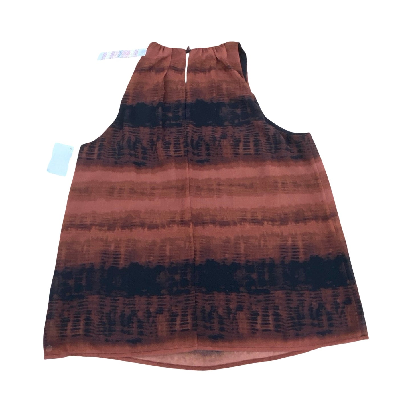 Top Sleeveless By Peyton Jensen In Black & Brown, Size:Xs