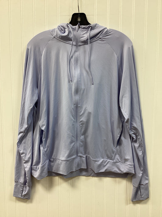 Athletic Jacket By Mondetta In Purple, Size:L