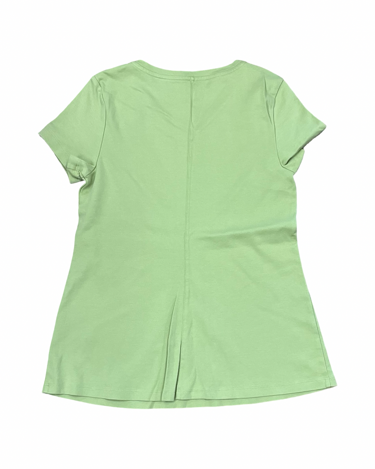 Top Ss Basic By Isaac Mizrahi In Green, Size:Xs