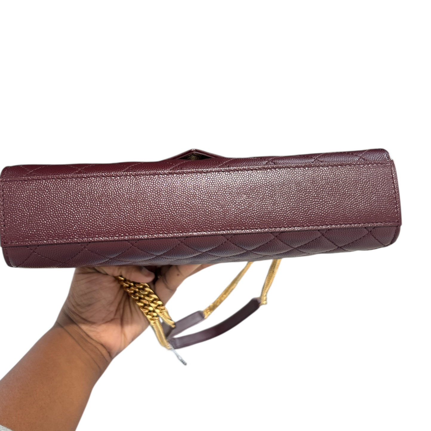 Yves Saint Laurent, Size: Medium Maroon