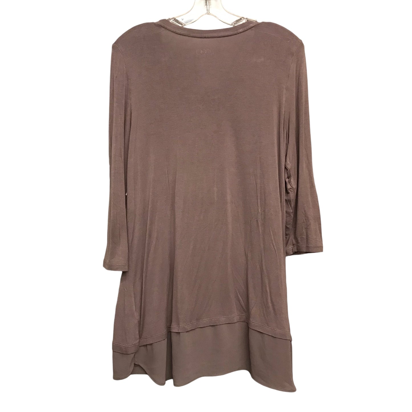 Top Ls By Logo In Grey, Size:M