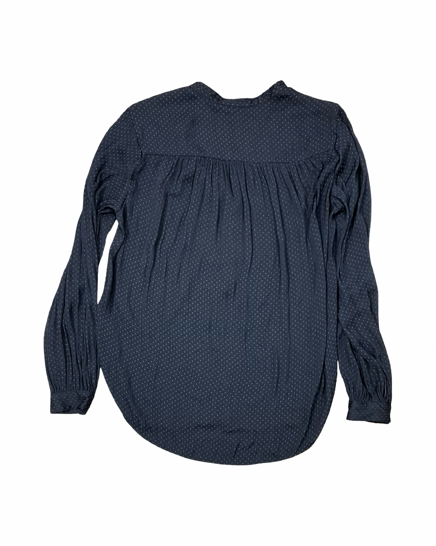 Blouse Ls By H&M In Black & Grey, Size:S