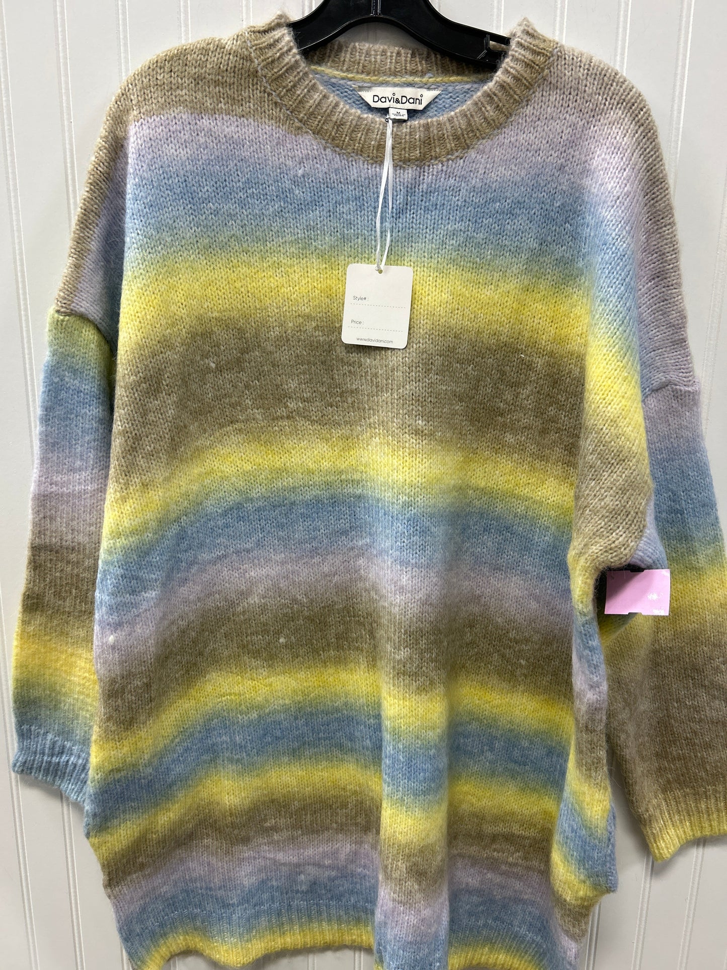 Dress Sweater By Davi & Dani In Multi, Size:M