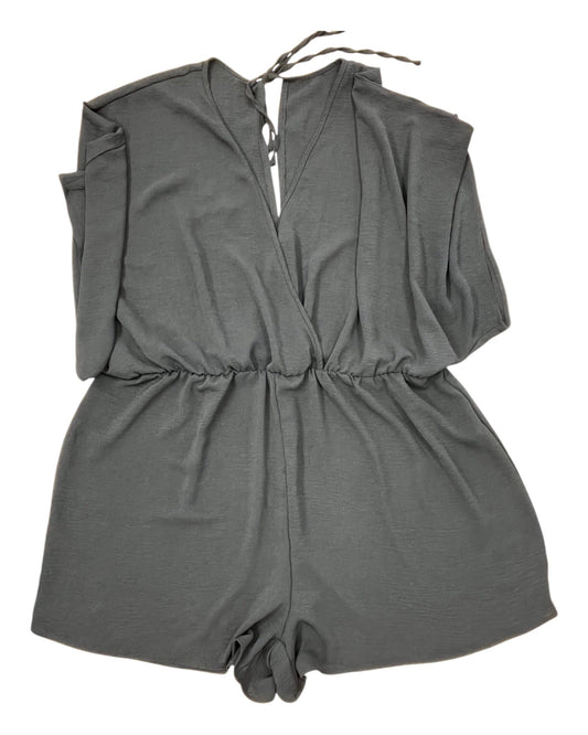 Romper By Shein In Black, Size:4X