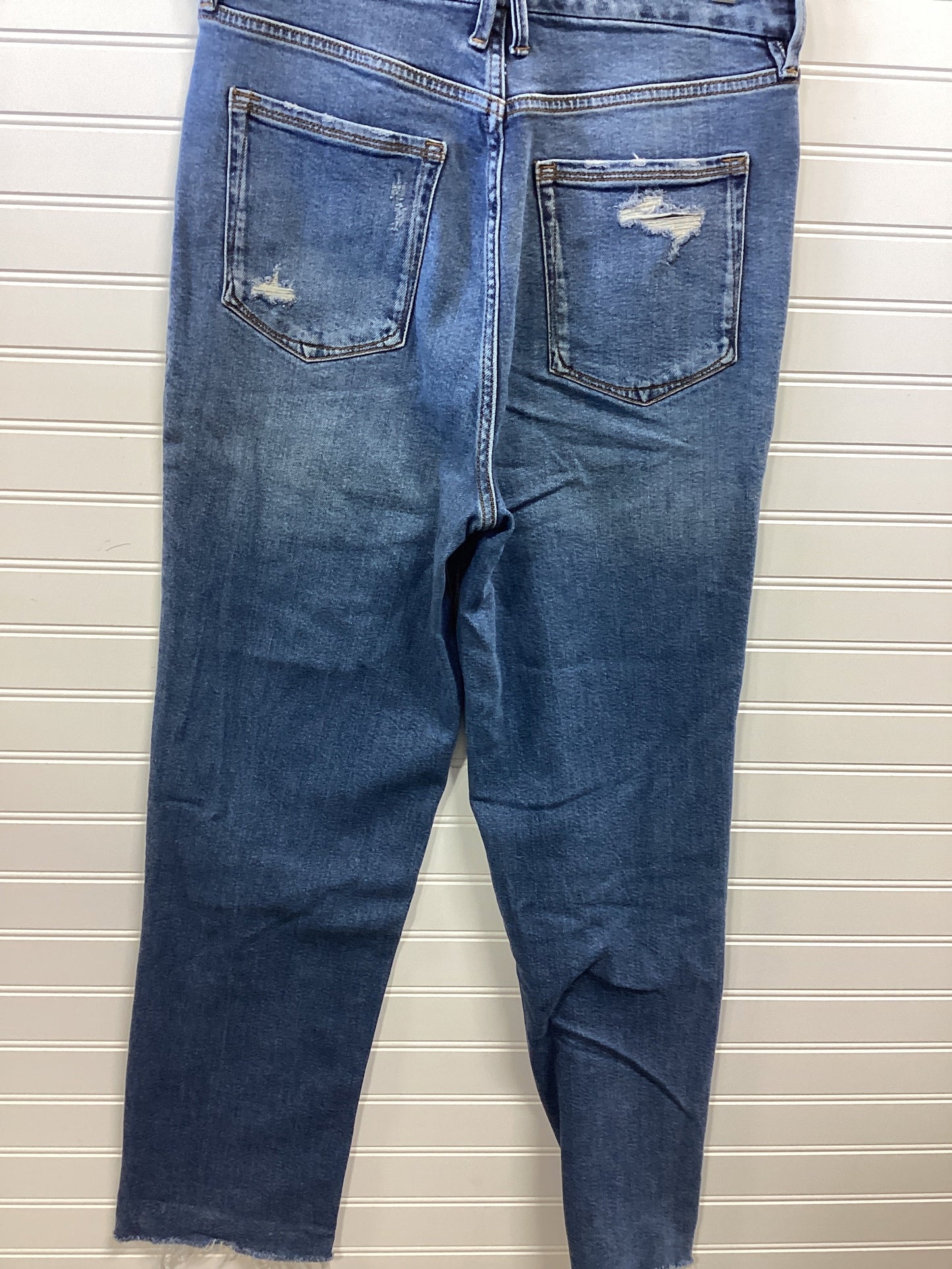 Jeans Straight By Good American In Blue Denim, Size:10