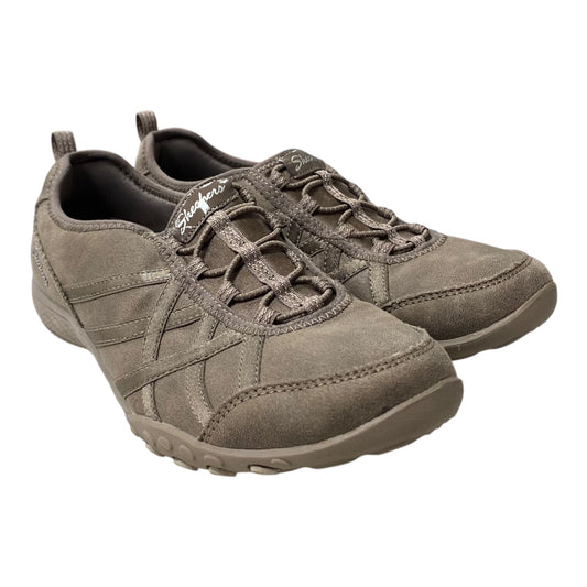 Shoes Athletic By Skechers In Taupe, Size:6.5