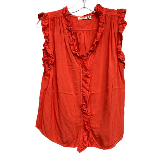 Top Ss By Dylan In Orange, Size:Xs