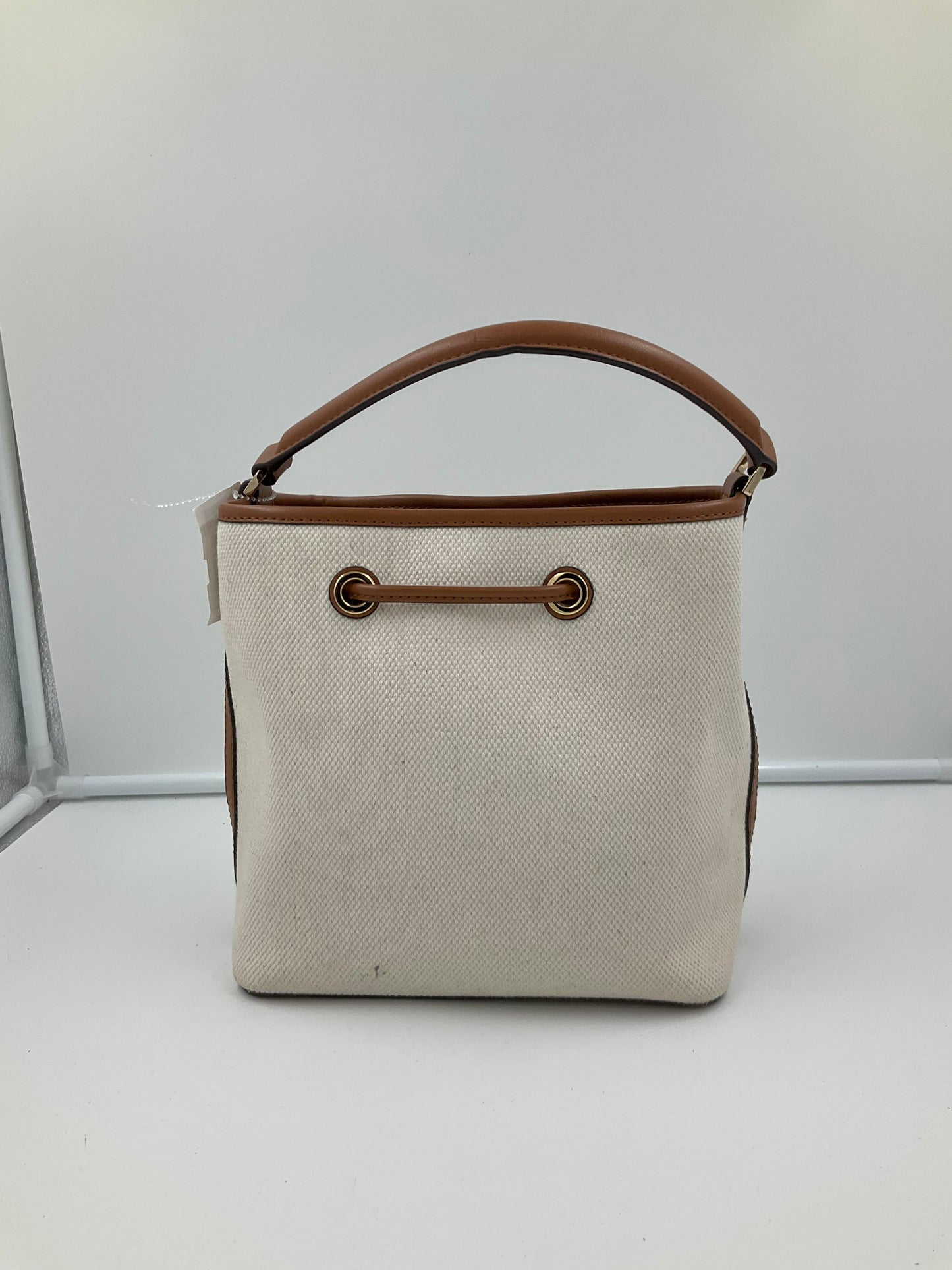 Handbag Designer By Michael Kors In Cream, Size:Small