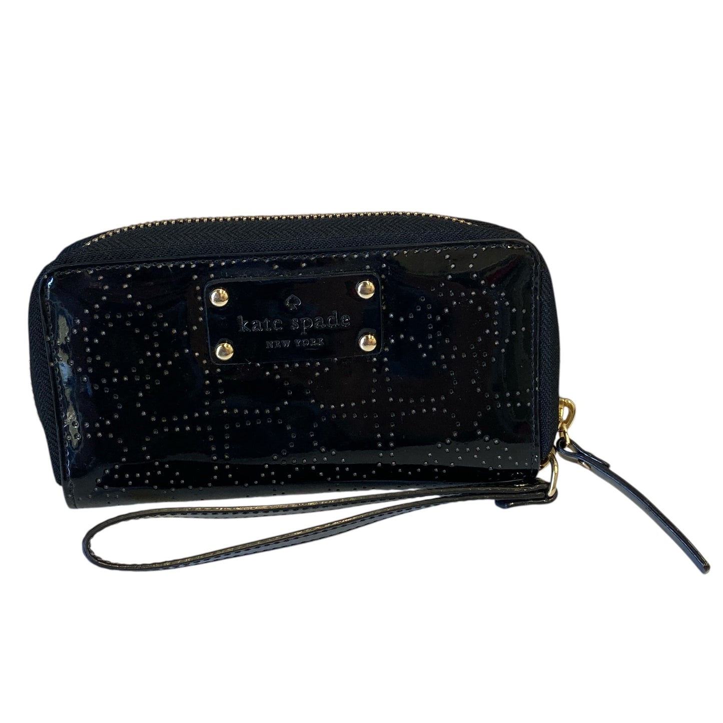 Wristlet Designer By Kate Spade In Black, Size:Small