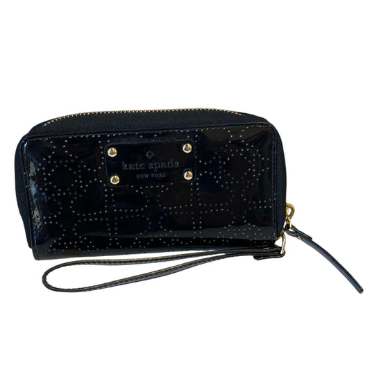 Wristlet Designer By Kate Spade In Black, Size:Small