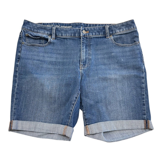 Shorts By Talbots In Blue Denim, Size:16