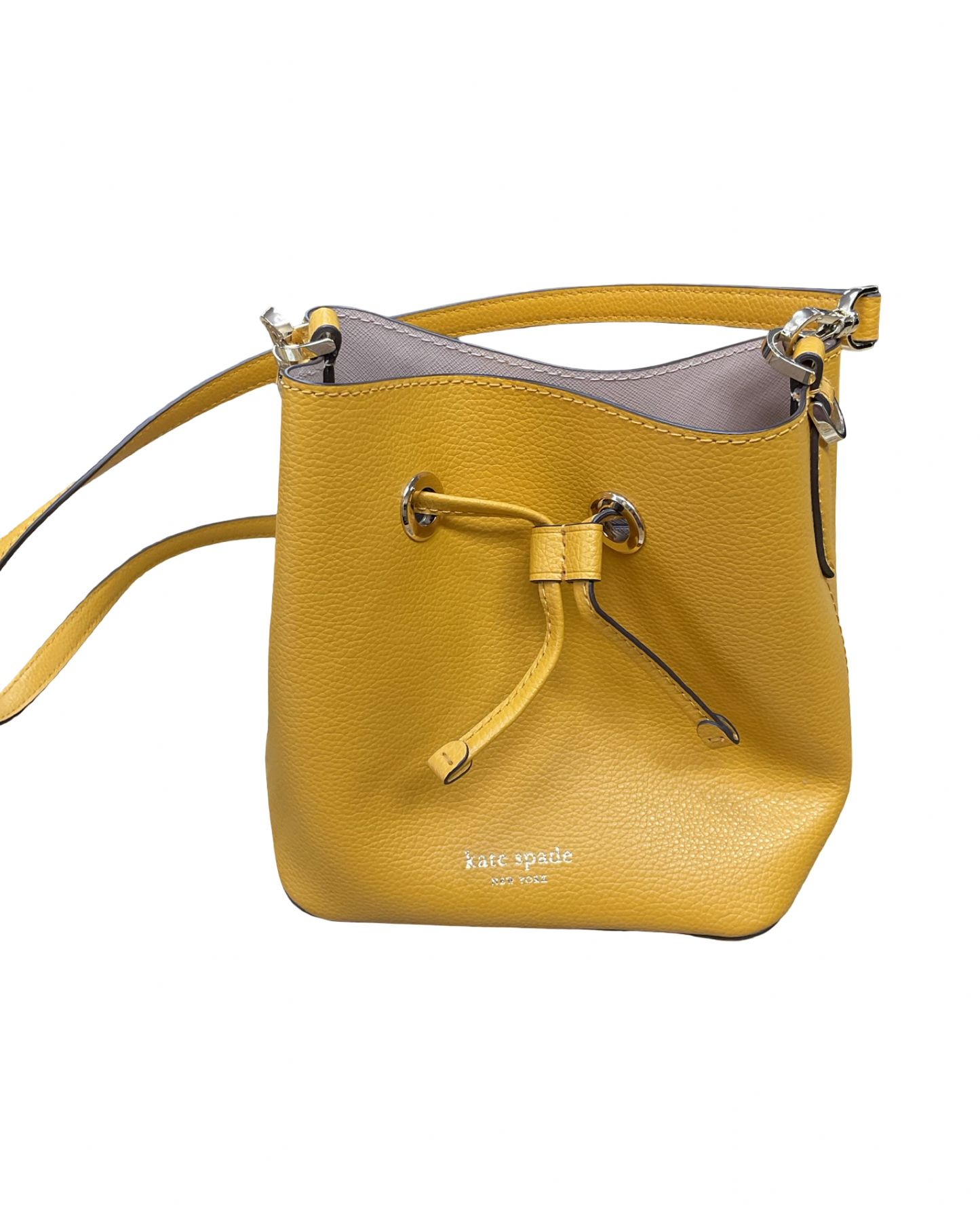 Crossbody Designer By Kate Spade In Yellow, Size:Small
