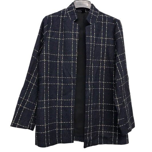 Blazer By Shein In Navy & Gold, Size:Xl