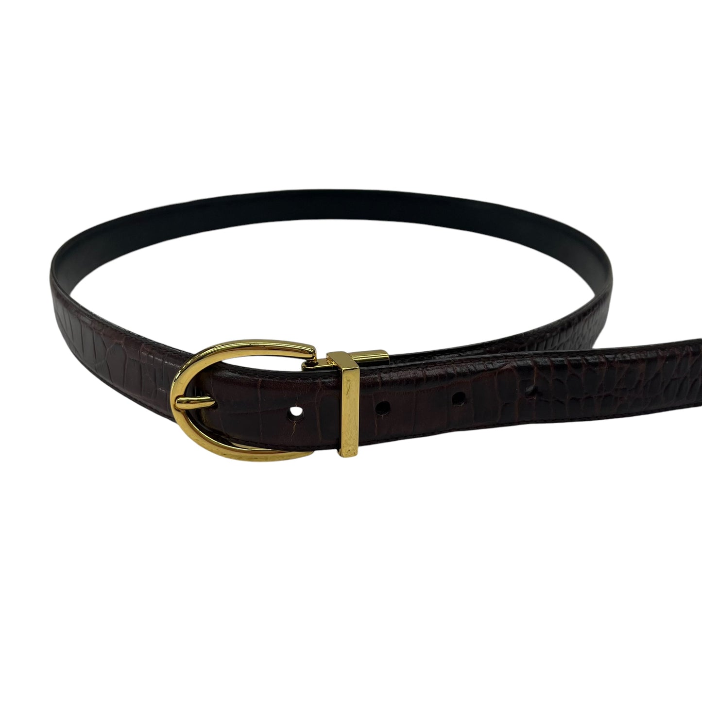 BELT LEATHER By RALPH LAUREN In BROWN