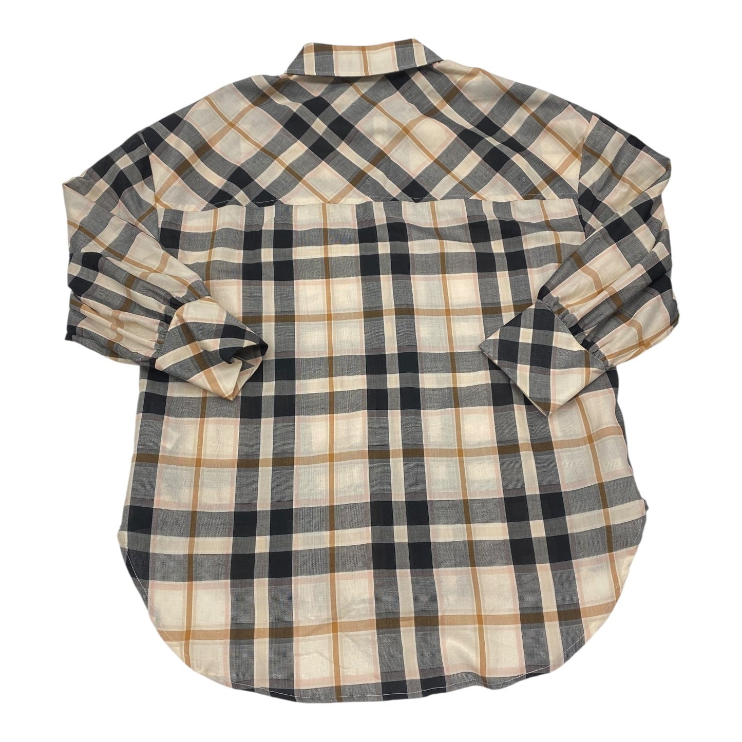 Top Ls By Sanctuary In Plaid Pattern, Size:Xl