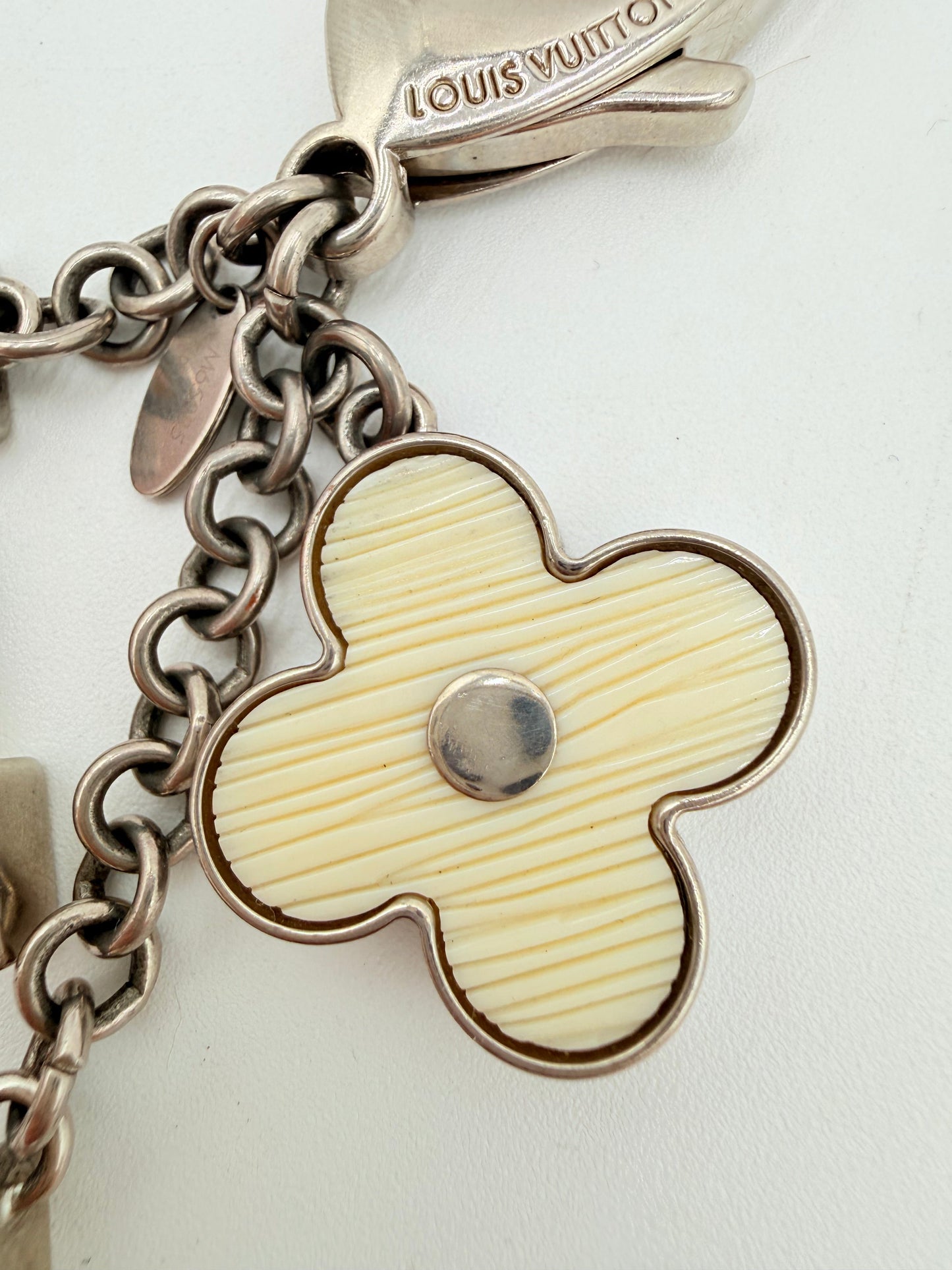Key Chain Luxury Designer By Louis Vuitton In White