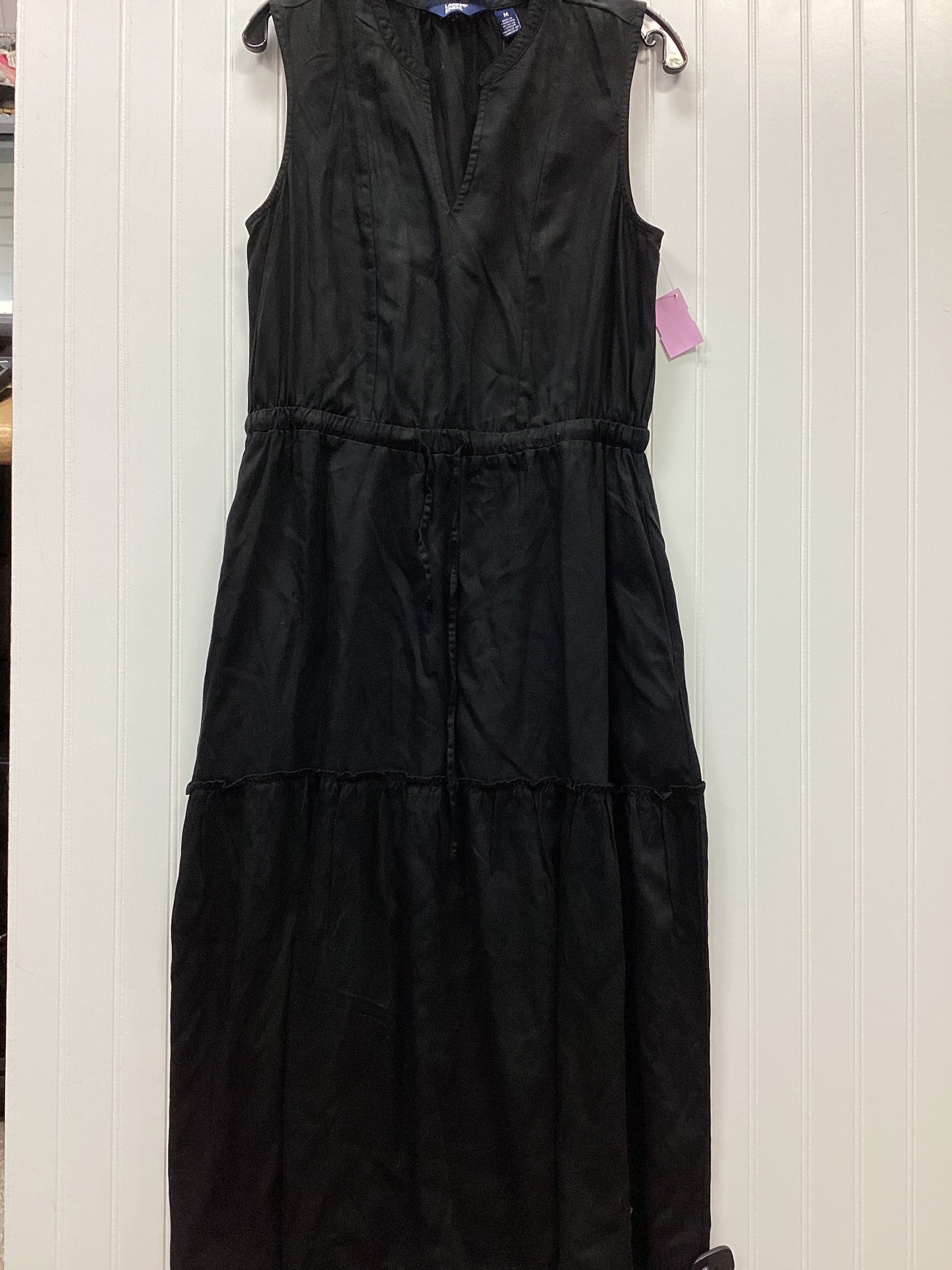 Dress Casual Maxi By Lands End In Black, Size:M