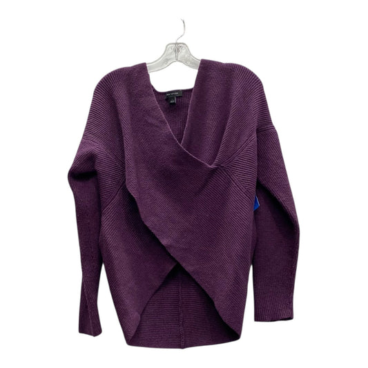 Sweater By Ann Taylor In Purple, Size:S