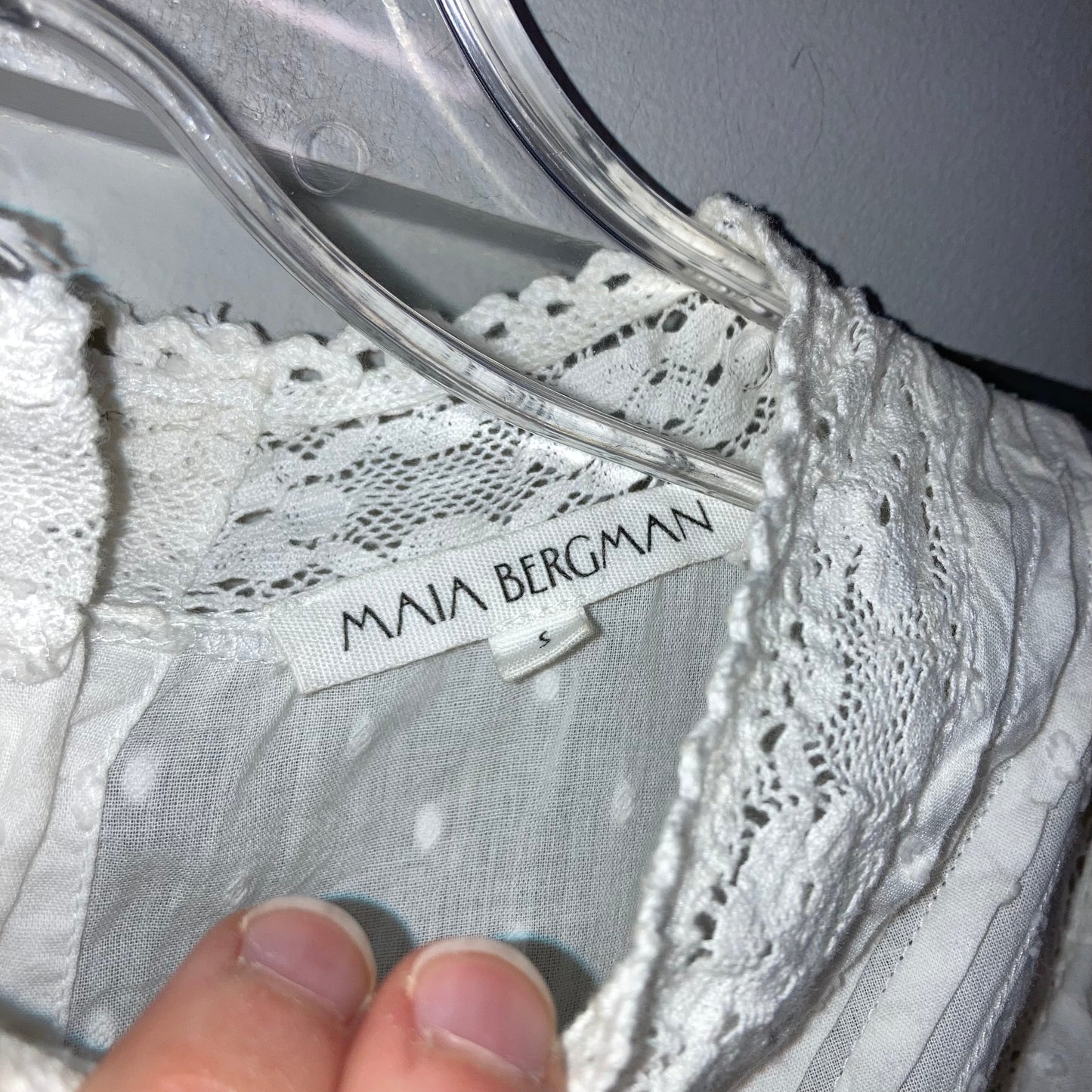Dress Party Short By Maia Bergman In White, Size:S
