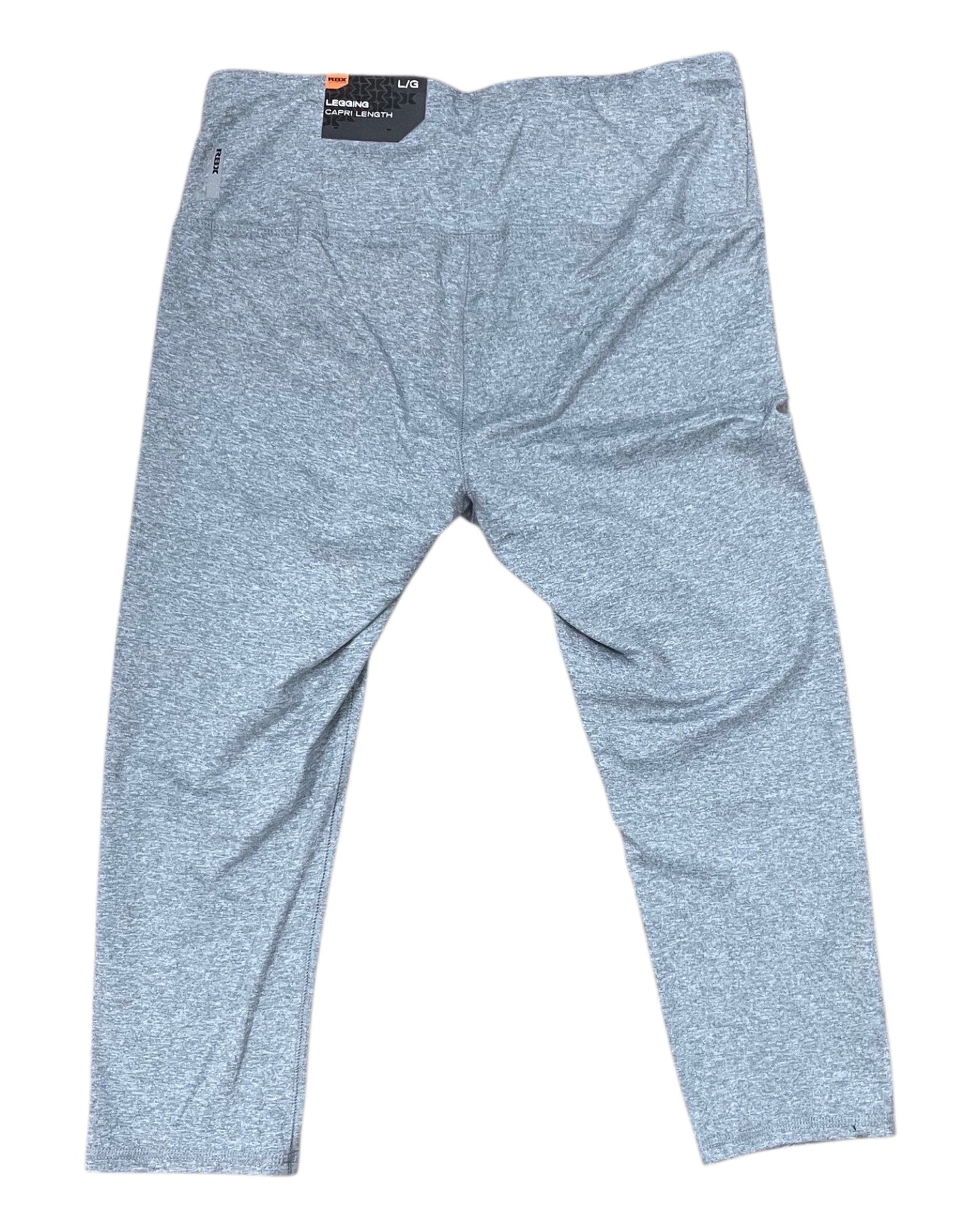 Athletic Leggings Capris By Rbx In Grey, Size:L