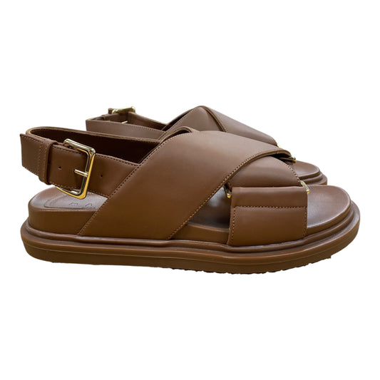 Sandals Designer By Marni In Brown, Size:5