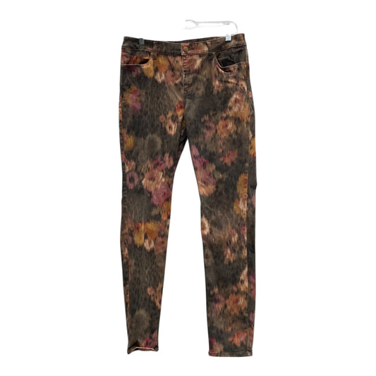 Jeans Straight By Chicos In Brown, Size:10