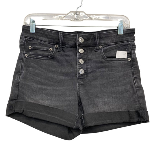 Shorts By American Eagle In Black Denim, Size:8