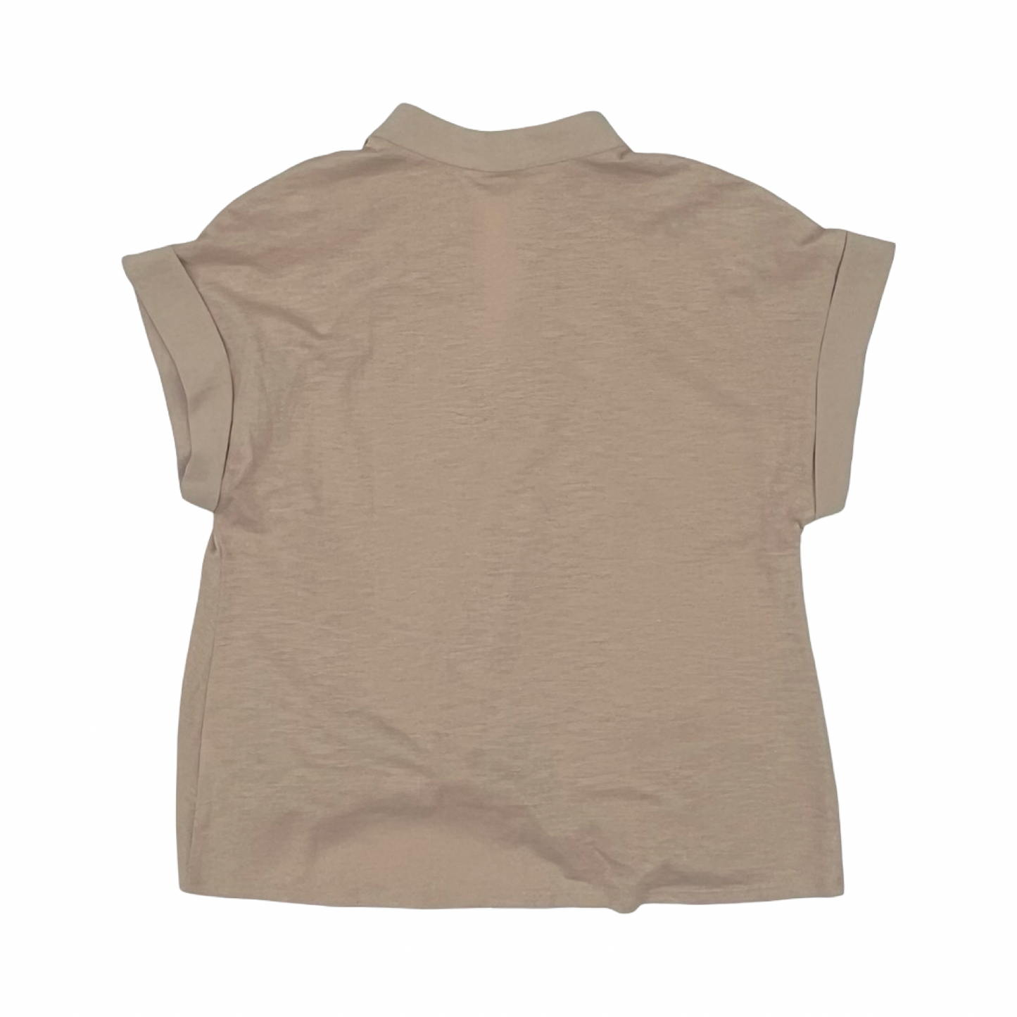 Blouse Ss By Clothes Mentor In Brown, Size:M