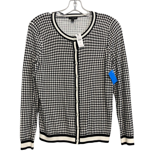 Sweater Cardigan By Talbots In Black & White, Size:Sp