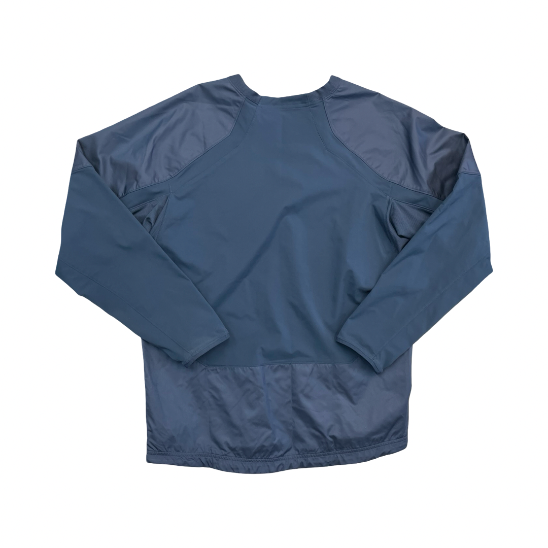 Athletic Top Ls Crewneck By Nike In Navy, Size:M