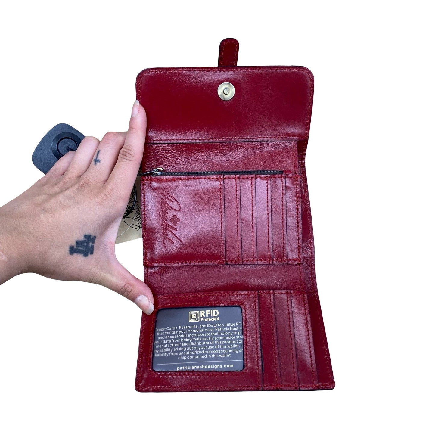 Wallet Designer By Patricia Nash In Red, Size:Small