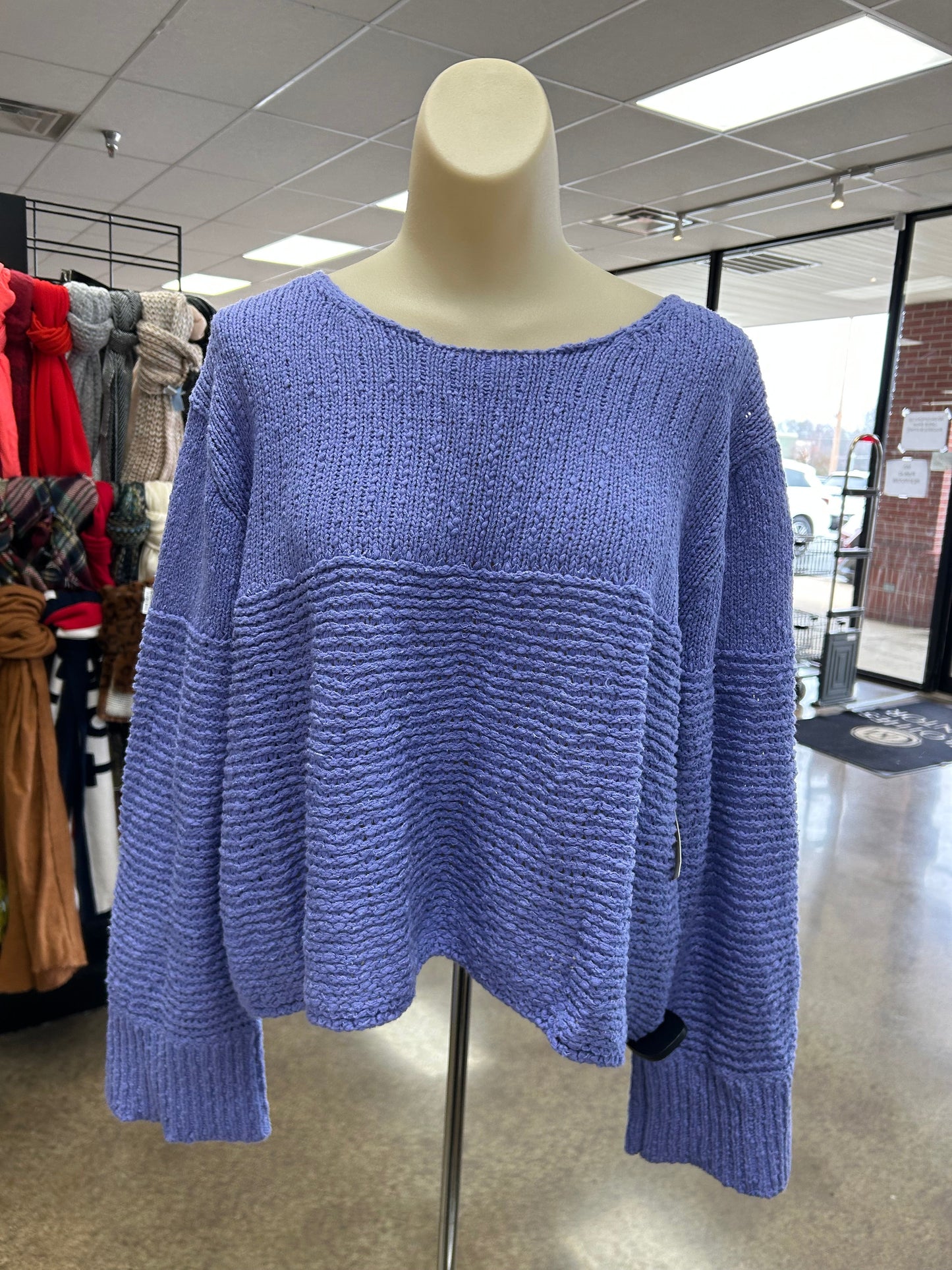 Sweater By Pilcro In Blue, Size:M