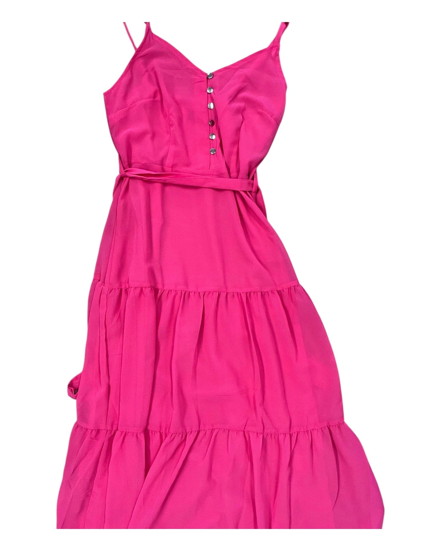 Dress Party Long By Clothes Mentor In Pink, Size:L
