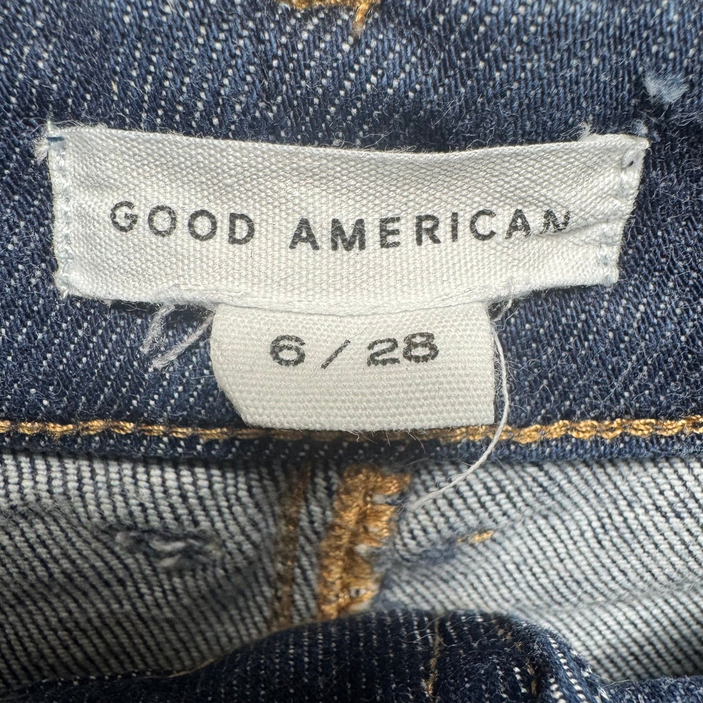 Good Waist Palazzo Jeans By Good American In Blue Indigo985 Denim, Size: 6