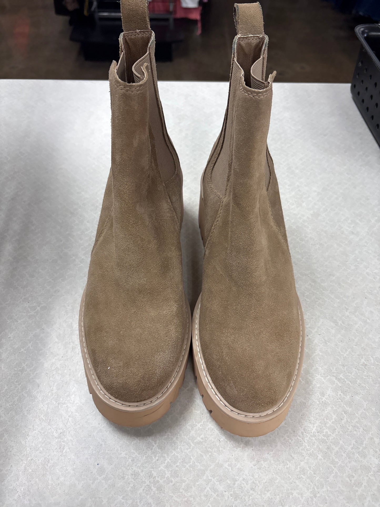 Boots Ankle Heels By Dolce Vita In Tan, Size:8.5