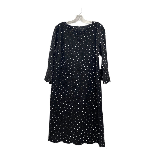 Dress Work By Talbots In Black, Size:Xlp